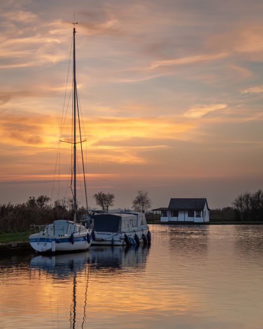 David Powley | Thurne winter sunset