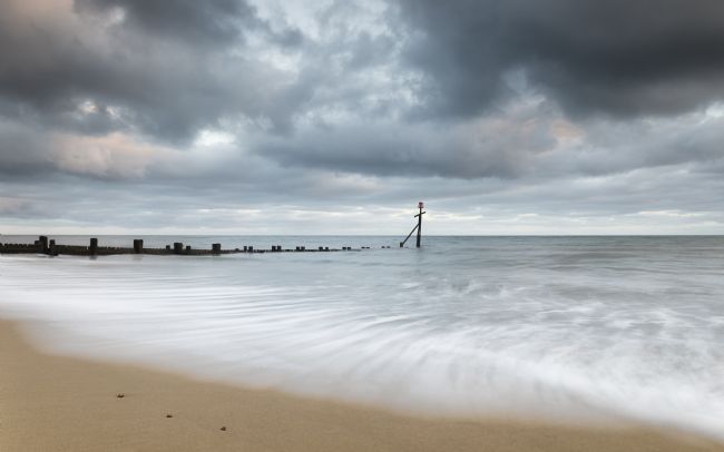 David Powley | Incoming Tide on Walcott Beach