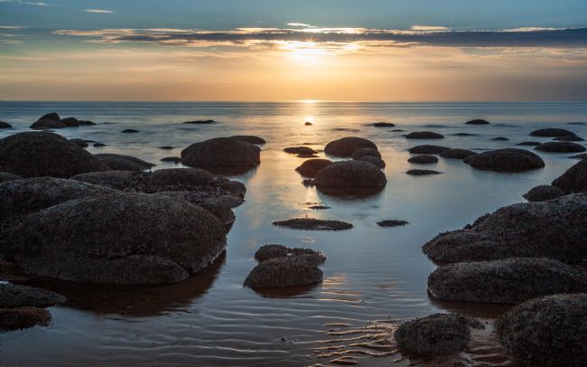 David Powley | Sunset on Hunstanton Beach