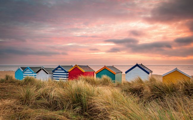 David Powley | Southwold Beach Huts at Dawn