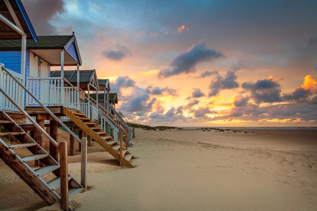 David Powley | Wells-next-the-sea Norfolk Beach Sunset