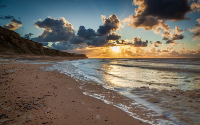 David Powley | Sunset on Cromer beach