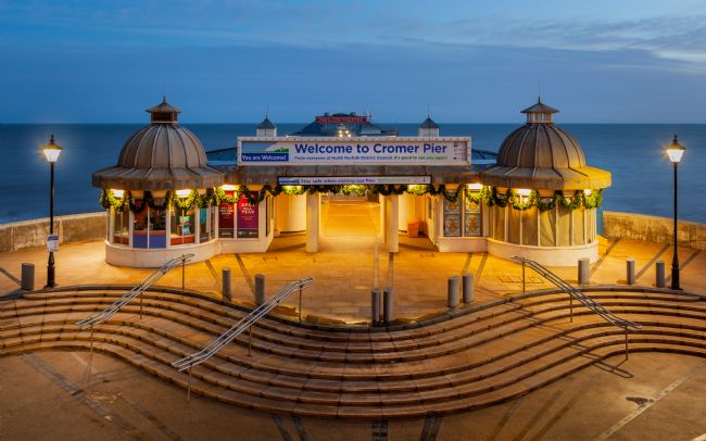 David Powley | Cromer Pier Entrance at Dawn
