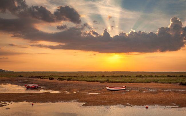 David Powley | Evening glow at Burnham Overy