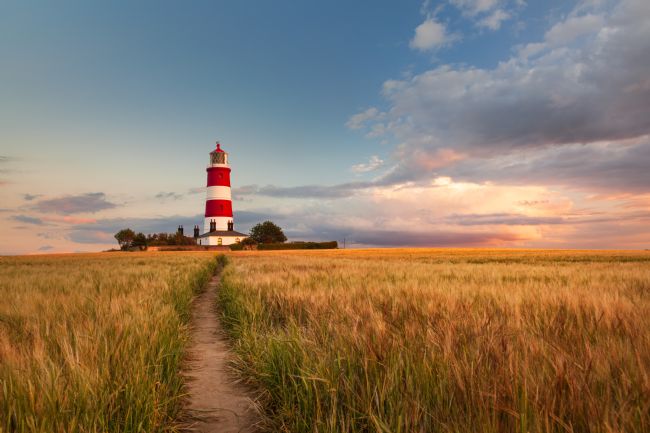 David Powley | Clouds Over Happisburgh Lighthouse Norfolk