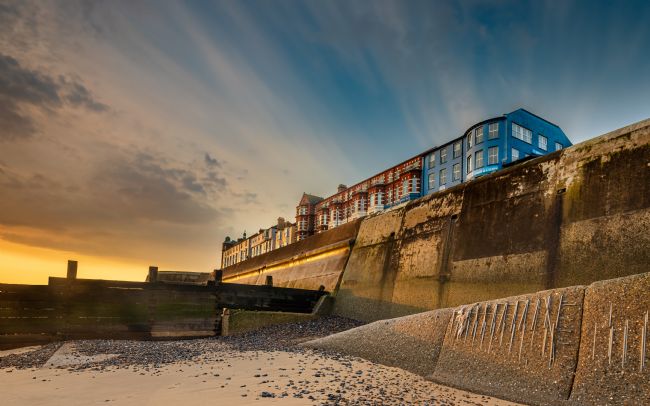David Powley | Golden Light On Cromer Seafront
