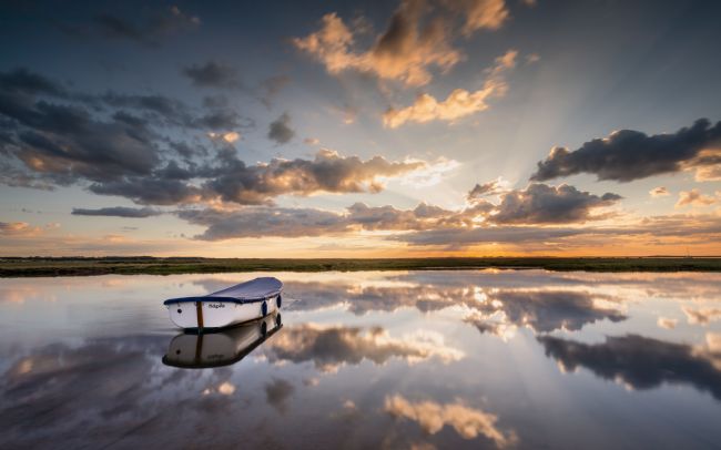David Powley | Blakeney Sunset Reflections