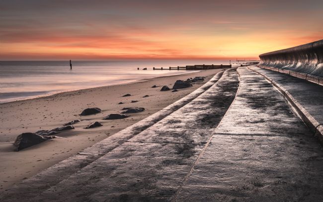 David Powley | December Sunrise at Cart Gap