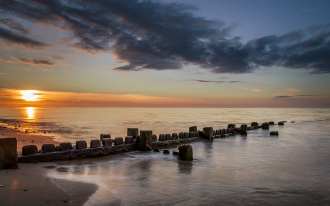 David Powley | Overstrand Beach at Sunset