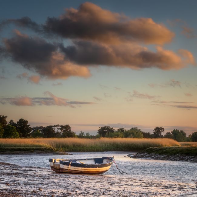 David Powley | Evening Light Over Brancaster Staithe
