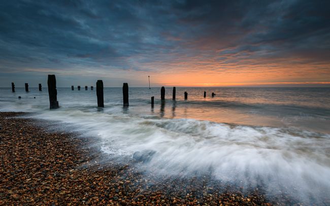 David Powley | Sunrise on Bawdsey Beach