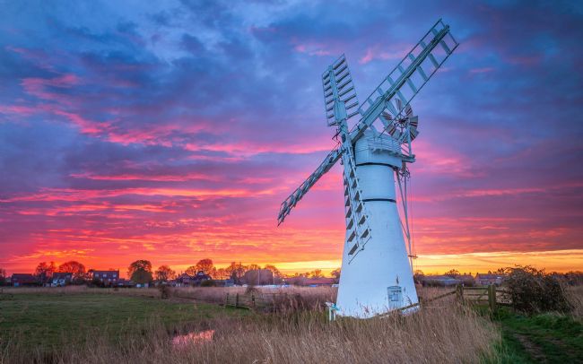 David Powley | Thurne Mill Sunrise