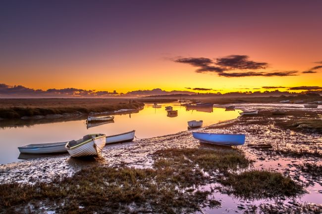 David Powley | Winter Sunrise at Morston Quay
