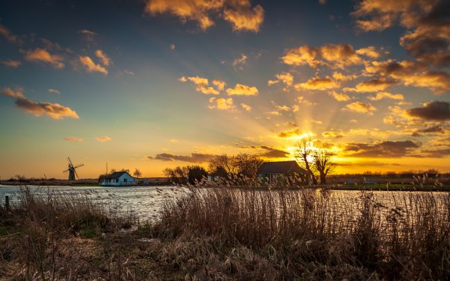 David Powley | Thurne winter sunset