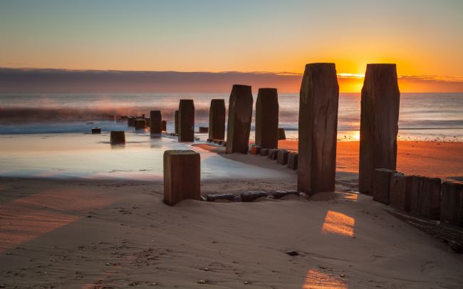 David Powley | Sunrise on Walcott Beach