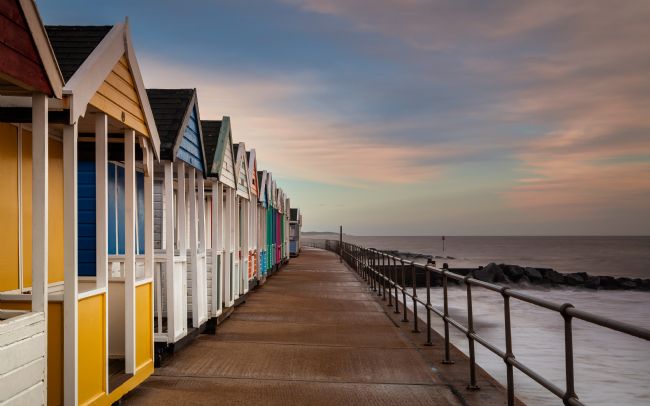 David Powley | Southwold Beach Huts at Dawn
