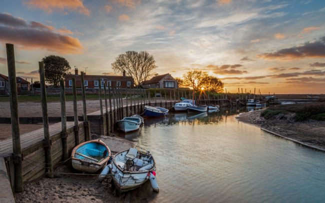 David Powley | Blakeney Quay Sunset North Norfolk