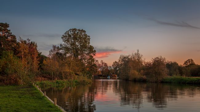 David Powley | Autumnal sunset at Coltishall