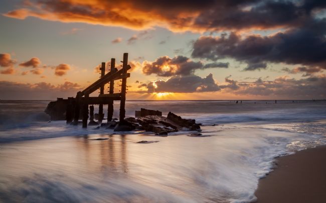 David Powley | Happisburgh beach sunrise