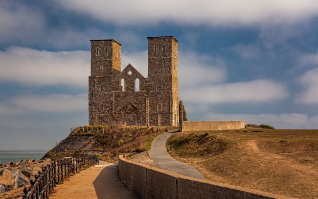 David Powley | Sunlight on the Reculver Towers