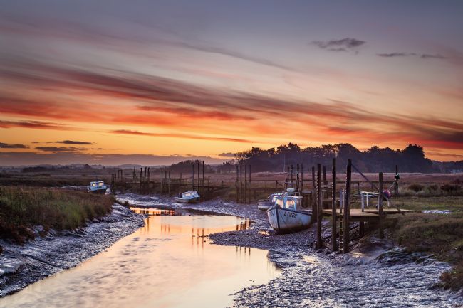 David Powley | Low tide sunrise at Thornham