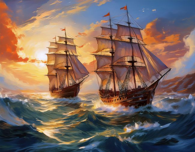 Mary Fletcher | Tall Ships at Sea
