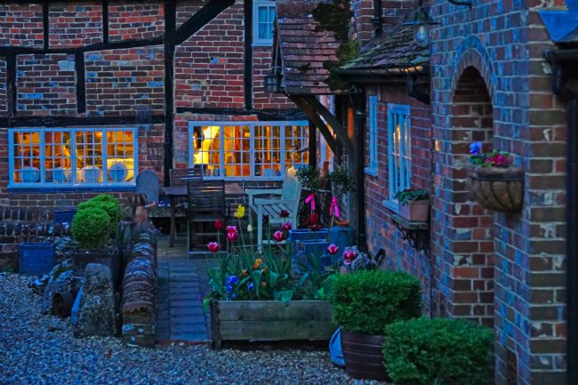 Chris Langley | Evening in the courtyard