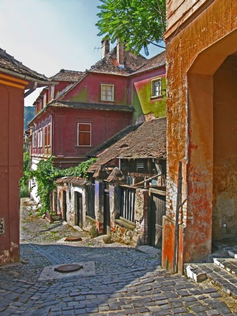 Chris Langley | Hillside Passage in old Sighisoara, Romania