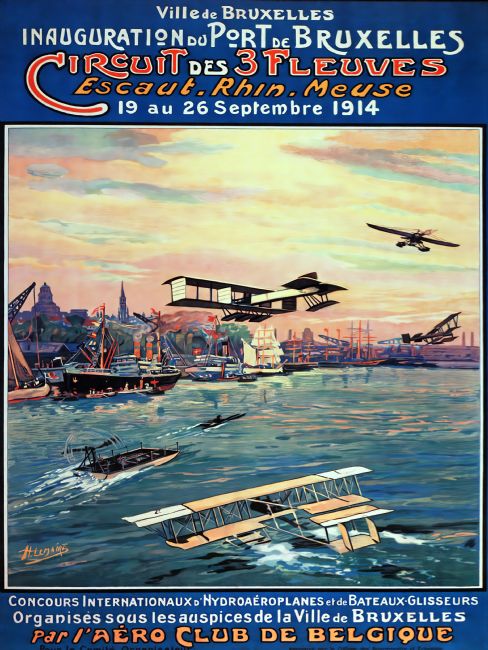 Chris Langley | Brussels Port Seaplane Meet, Belgium 1914