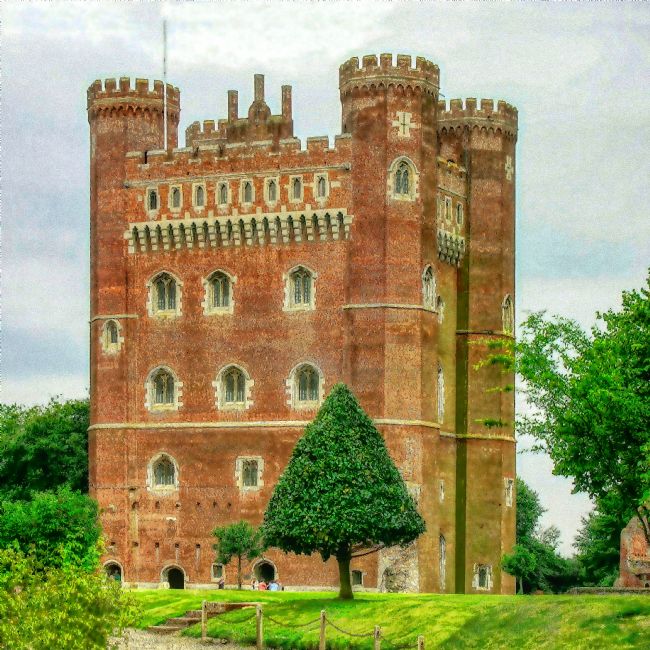 Chris Langley | Tattershall Castle - Lincolnshire - Watercolour