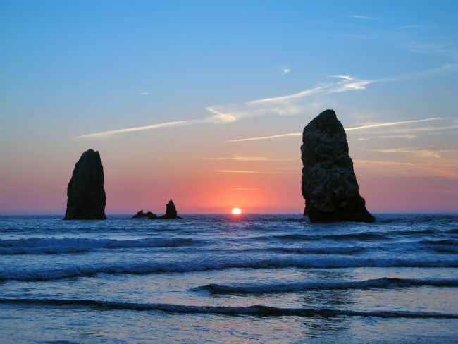 Chris Langley | Sunset at Cannon Beach