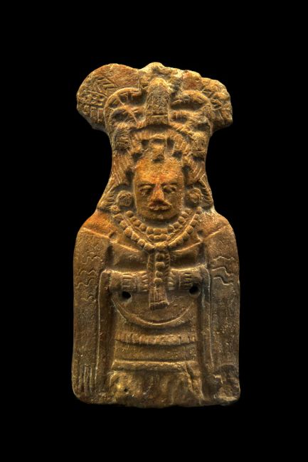 Chris Langley | Mayan chief in sandstone