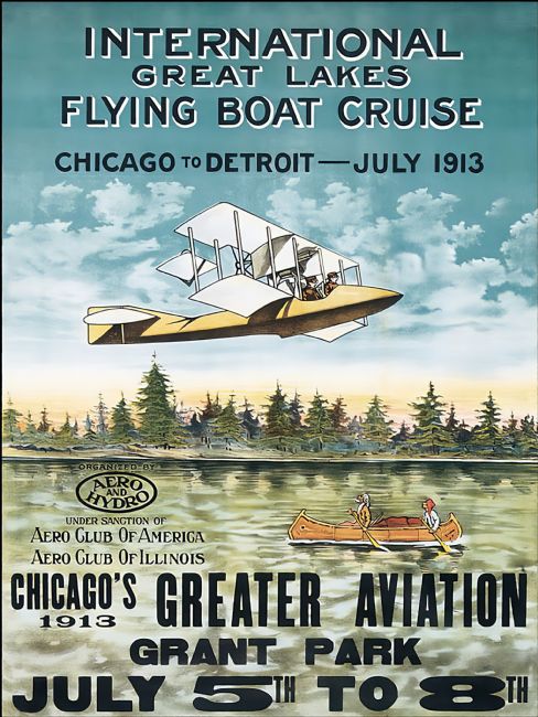 Chris Langley | Flying Boat Cruise, Chicago 1913