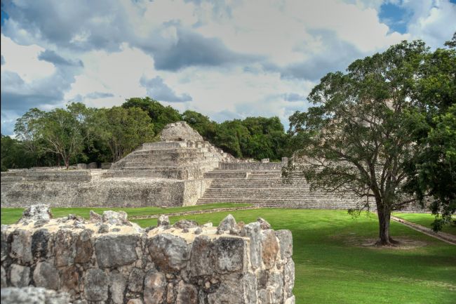 Chris Langley | Mayan village ruins at Edzna, Yucatan, Mexico