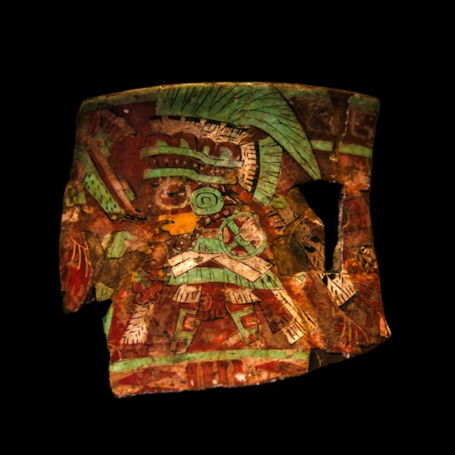 Chris Langley | Portion of a Mayan pot