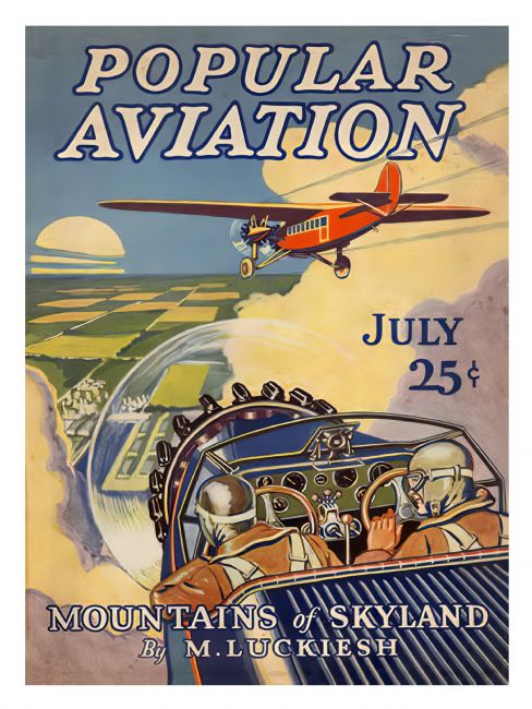 Chris Langley | Popular Aviation Comic Cover