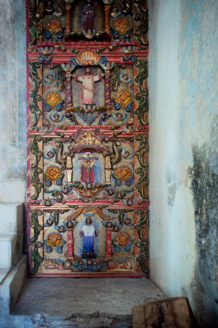 Chris Langley | Hacienda Mucuyche ruins, Merida,  Yucatan, Mexico. Chapel detail