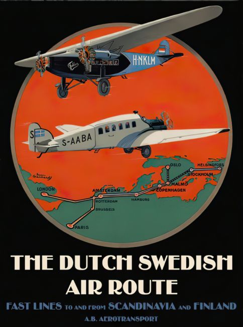 Chris Langley | The Dutch -Swedish Air Route