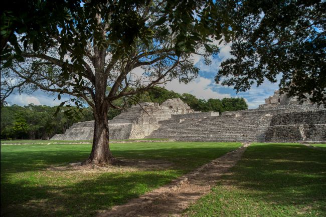 Chris Langley | Mayan village ruins at Edzna, Yucatan, Mexico