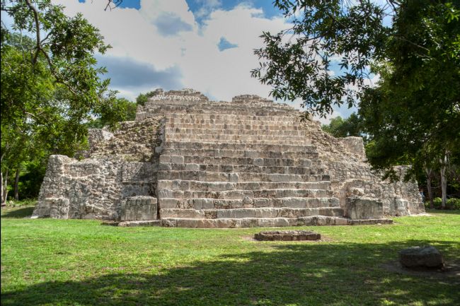 Chris Langley | Mayan village ruins at Edzna, Yucatan, Mexico