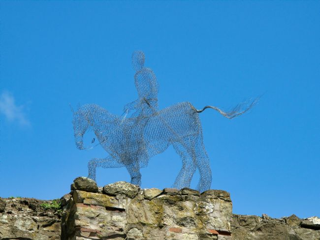 Chris Langley | The Horseman atop Fagaras Castle, Romania