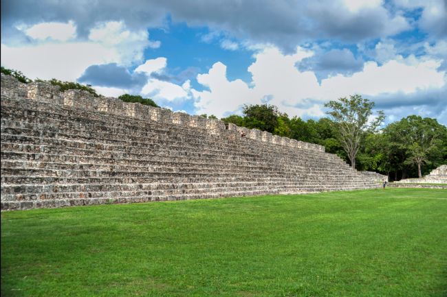 Chris Langley | Mayan pelota court ruins at Edzna, Yucatan, Mexico