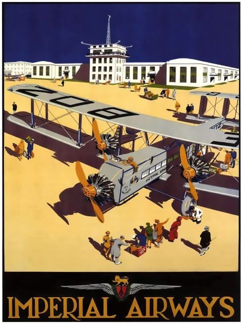 Chris Langley | Imperial Airways, City of Wellington at Croydon