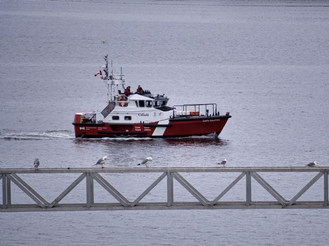 Chris Langley | Canadian Coast Guard passing review