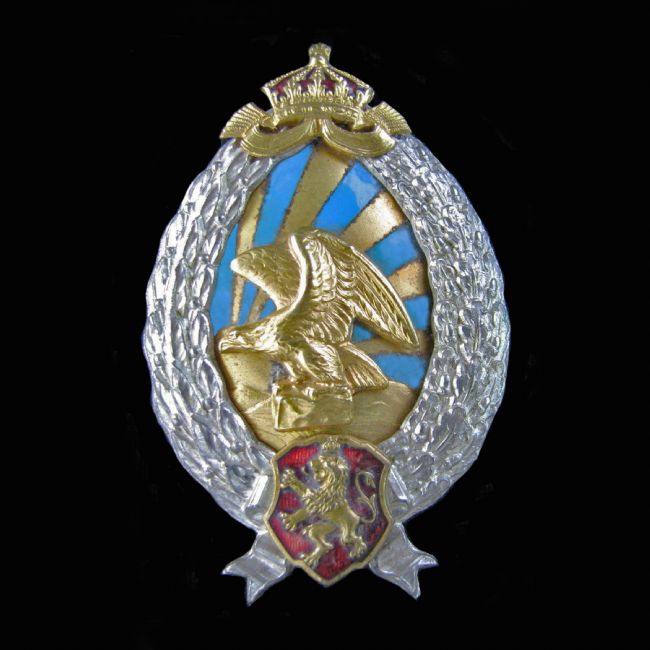 Chris Langley | Bulgarian Air Force Observer badge, 1936-44, German made