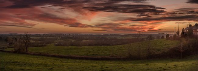 Jacovos Jacovou | Warwickshire panorama sunset