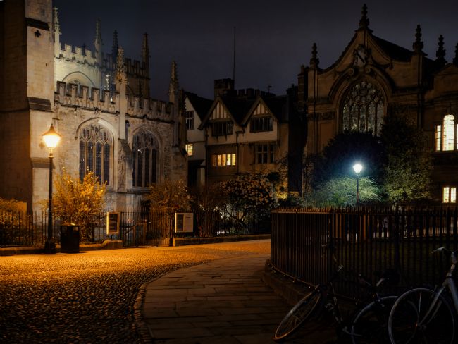 Janet Carmichael | Radcliffe Square at Night