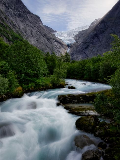 Janet Carmichael | Briksdalsbreen Glacier