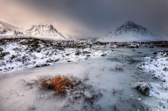 Barbara Jones | Glen Coe in Winter Stormy Light Scotland
