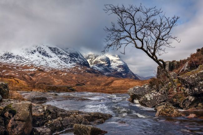 Barbara Jones | Glen Coe The Three Sisters View  Scotland
